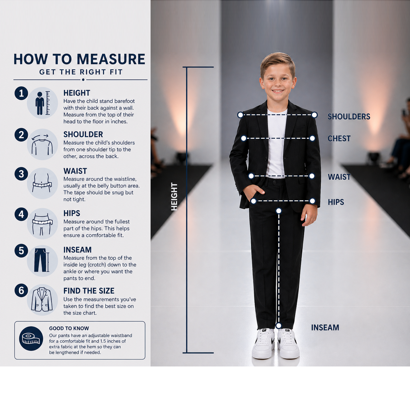 Gino Giovanni Boys' 5-Piece Tuxedo Set