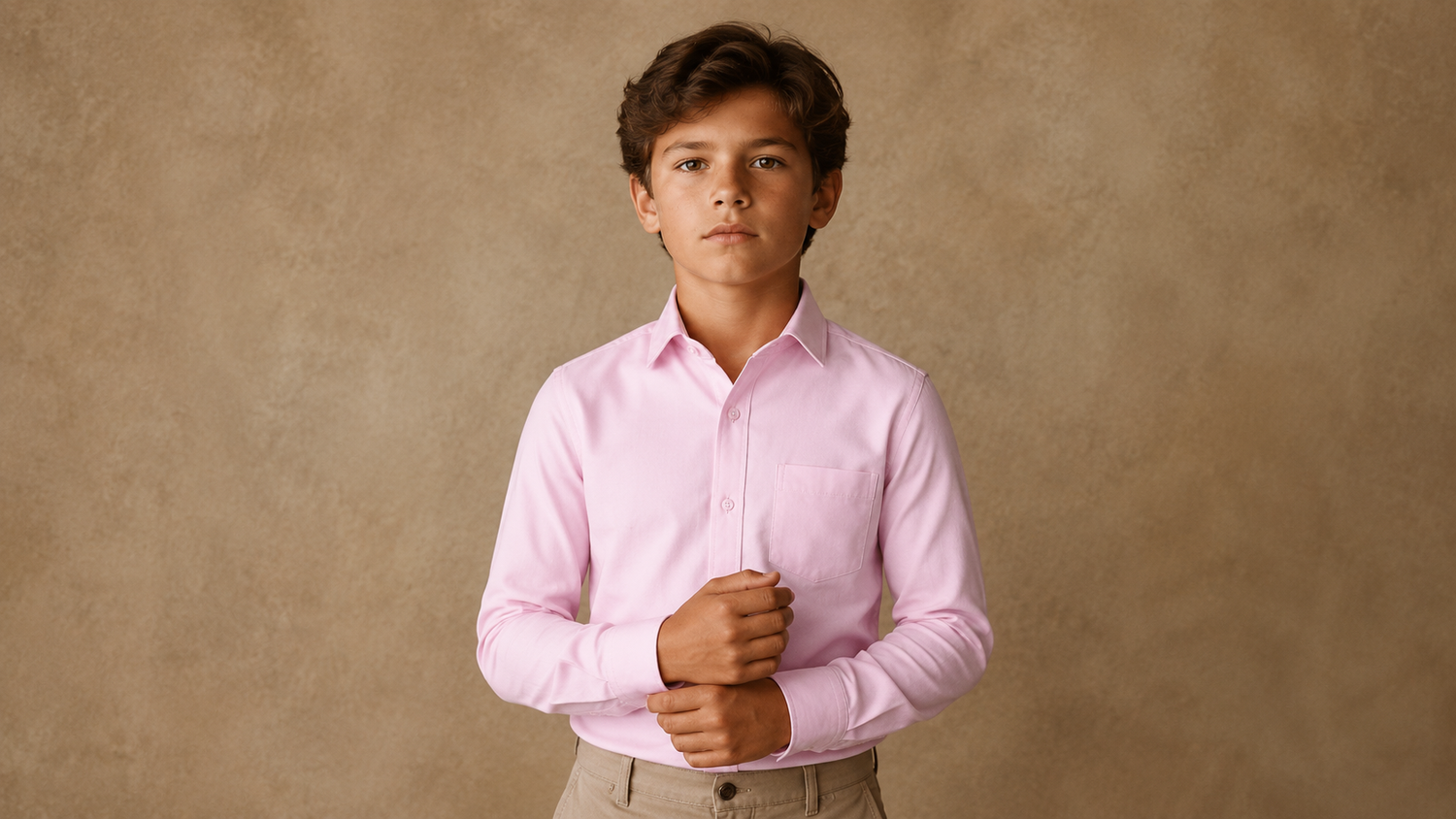 Boys Dress Shirts Slim Fit