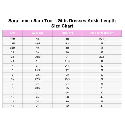Sara Lene Flower Girl Dress Style 244