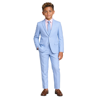 Gino Giovanni Boys 2-Piece Suit Set Formal Blazer Pants Classic Fit Kids Outfit 2