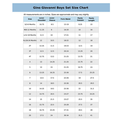 Gino Giovanni boys formal suit detail 3