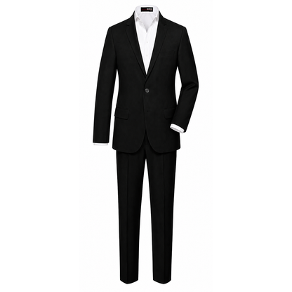 Gino Giovanni Boys' 3-Piece Formal Suit Set GN218 - Black 20
