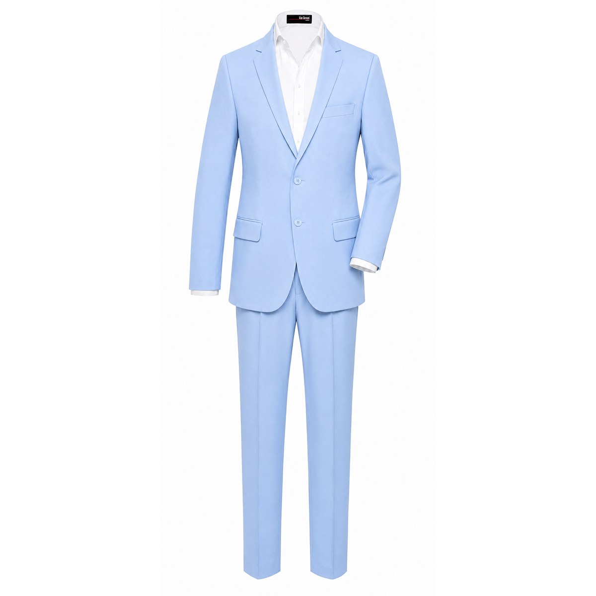 Gino Giovanni Boys' 3-Piece Formal Suit Set GN218 - Sky Blue 20