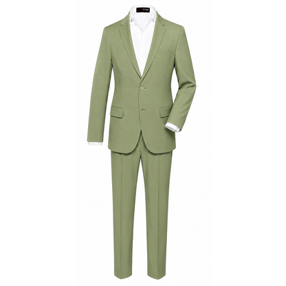 Gino Giovanni Boys' 3-Piece Formal Suit Set GN218 - Green 20