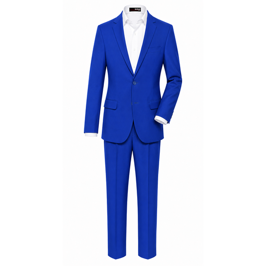 Gino Giovanni Boys' 3-Piece Formal Suit Set GN218 - Royal 20