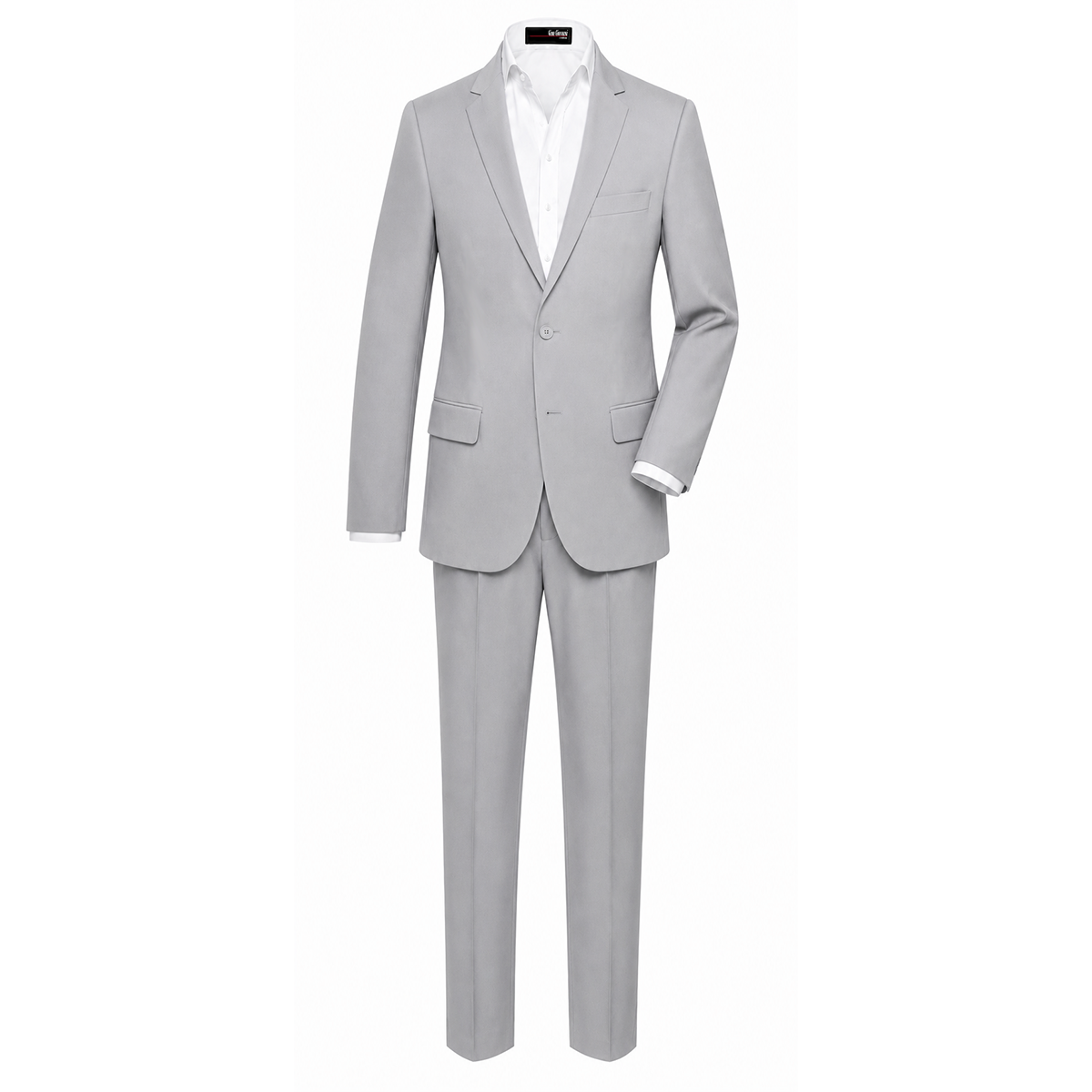 Gino Giovanni Boys' 3-Piece Formal Suit Set GN218 - Silver 20