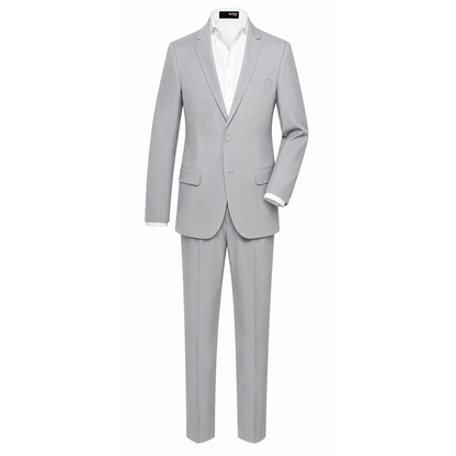 Gino Giovanni Boys' 3-Piece Formal Suit Set GN218 - Silver 20