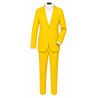 Gino Giovanni Boys' 3-Piece Formal Suit Set GN218 - Yellow 20