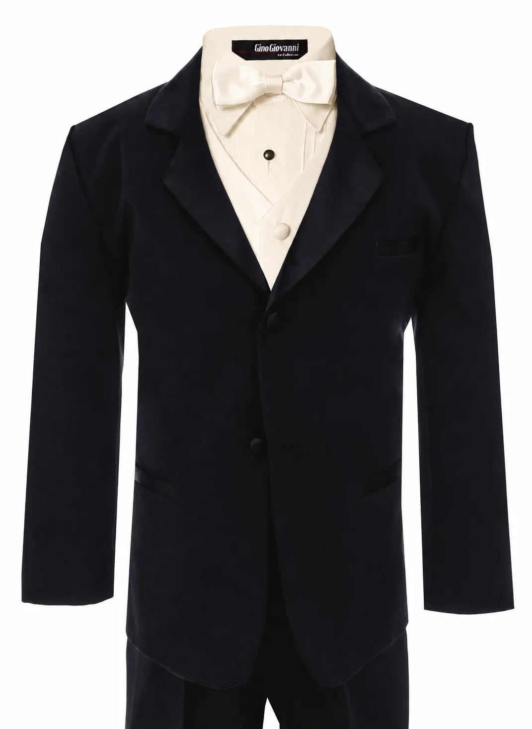 Gino Giovanni Boys' 5-Piece Formal Tuxedo Set