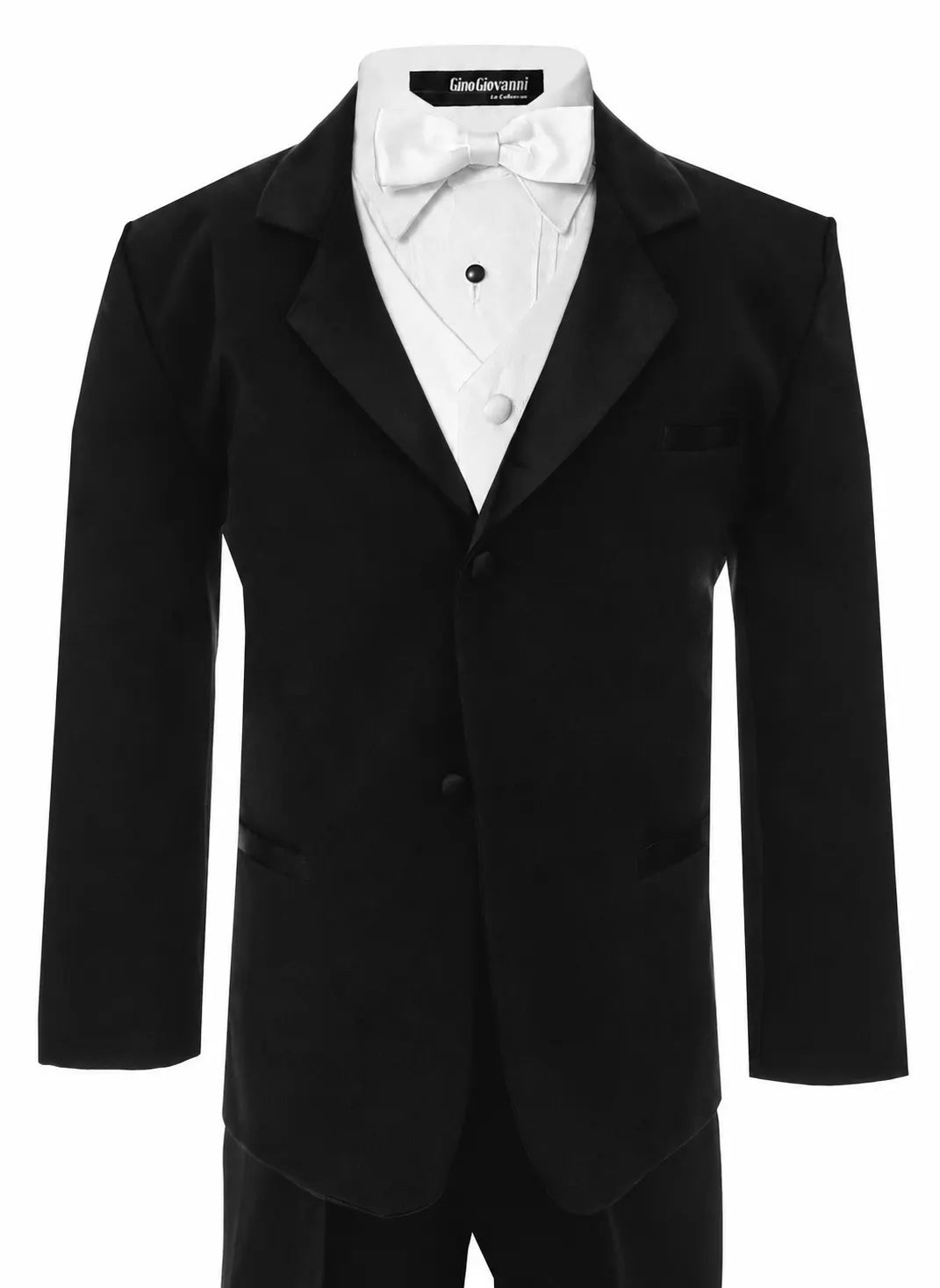 Gino Giovanni Boys' 5-Piece Formal Tuxedo Set