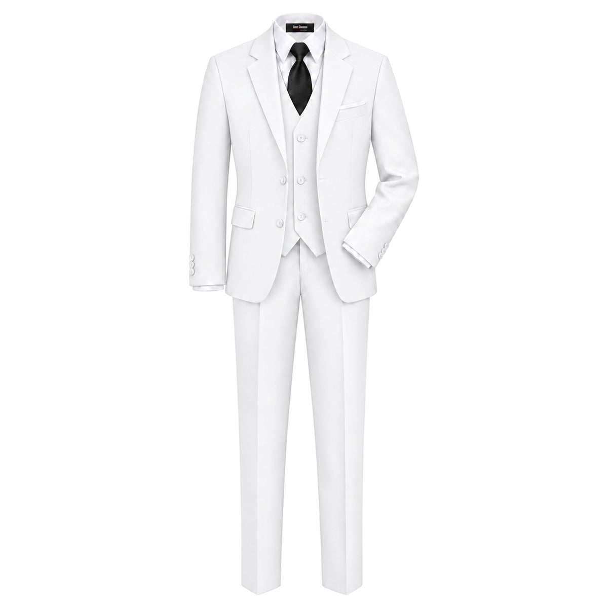 Gino Giovanni G328 boys' 6-piece suit collection in white