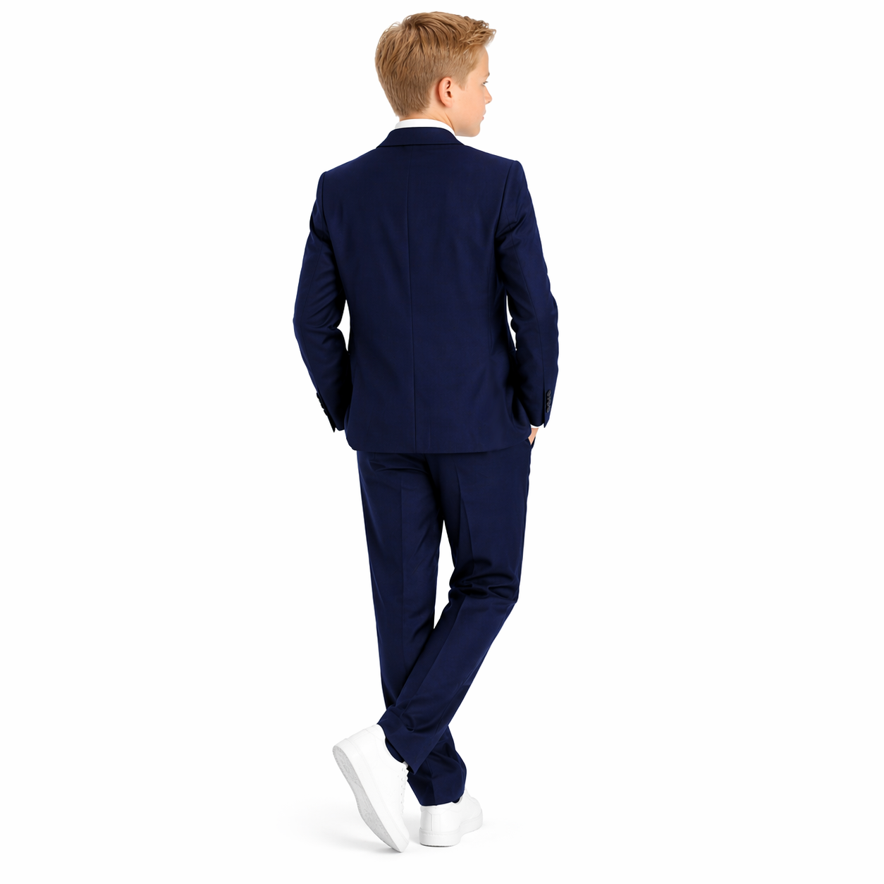 Gino Giovanni Boys 5 Piece Suit Set Wedding Ring Boy Formal Outfit Jacket Vest Pants Shirt Tie
