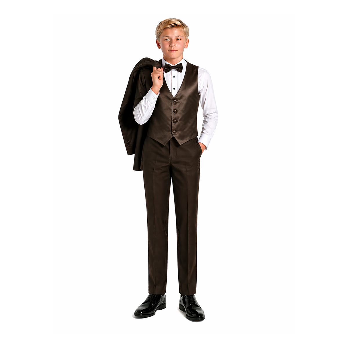 Gino Giovanni Boys' 5-Piece Tuxedo Set