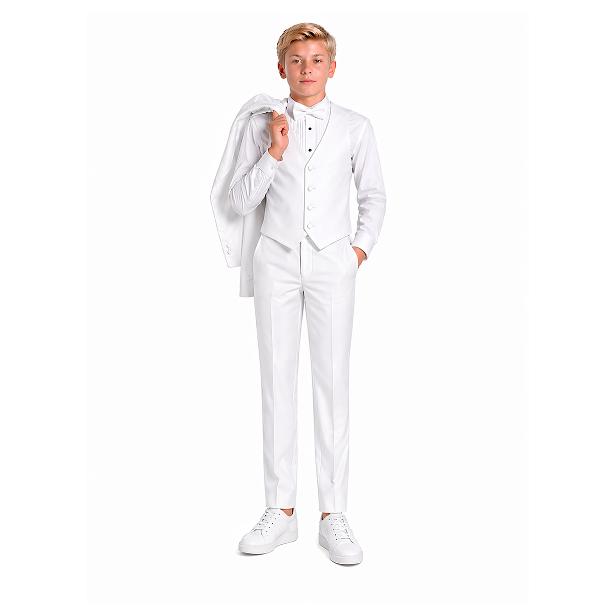 Gino Giovanni Boys' 5-Piece Tuxedo Set
