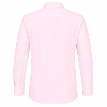 Johnnie Lene Boys Long Sleeve Dress Shirt, Poly-Cotton Button Down Formal Shirt, Baby to Teen Sizes - Image 54