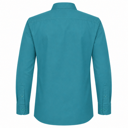 Johnnie Lene Boys Long Sleeve Dress Shirt, Poly-Cotton Button Down Formal Shirt, Baby to Teen Sizes - Image 99