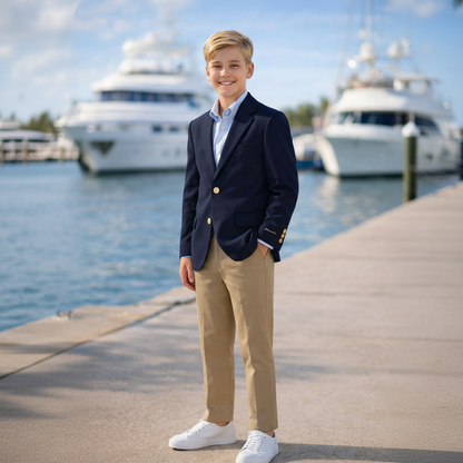 Boy's Blazer and Pants Suit Set