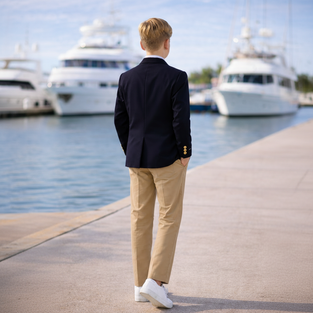 Boy's Blazer and Pants Suit Set