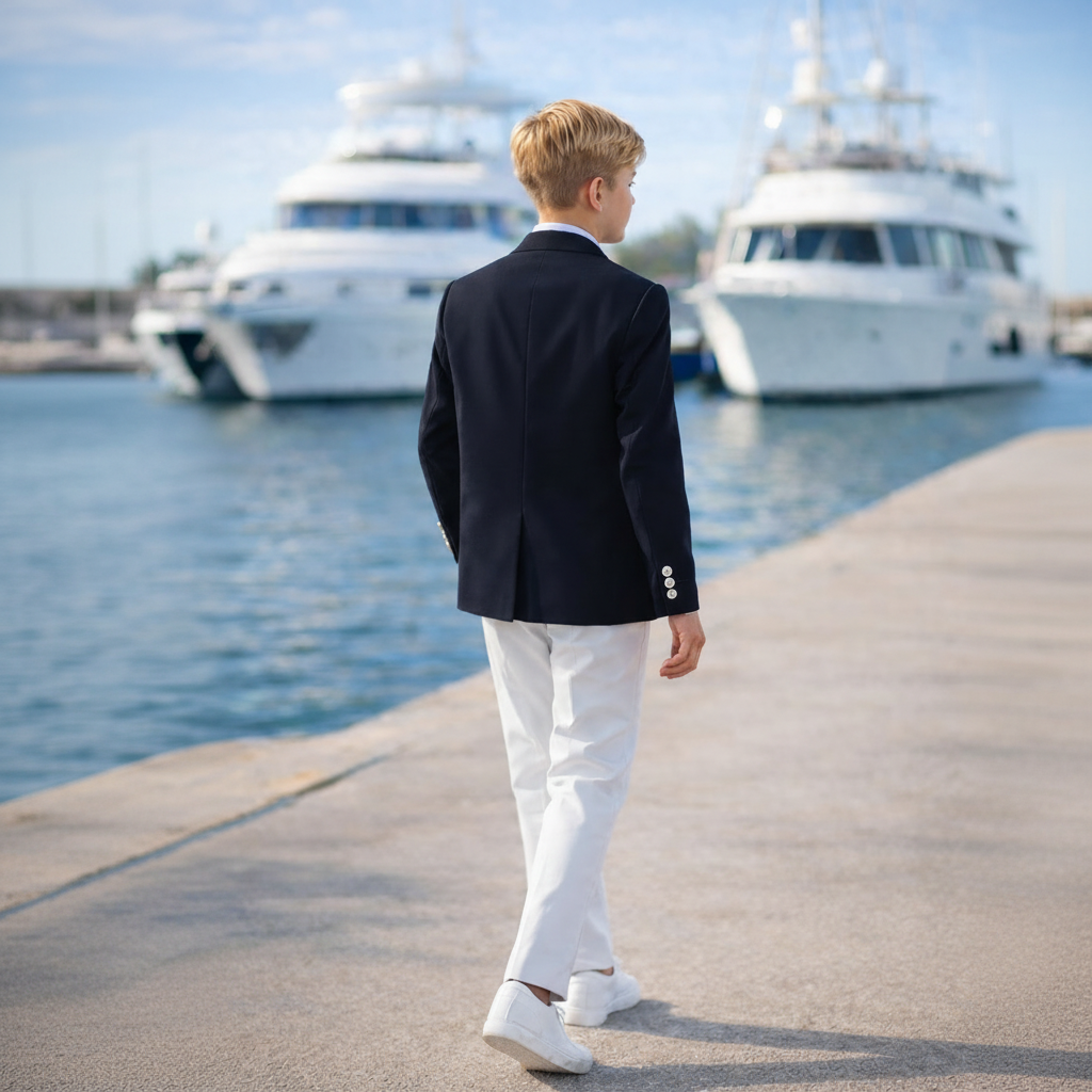 Boy's Blazer and Pants Suit Set