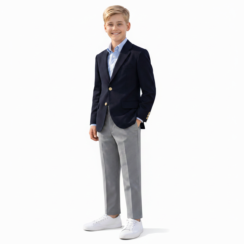 Boy's Blazer and Pants Suit Set
