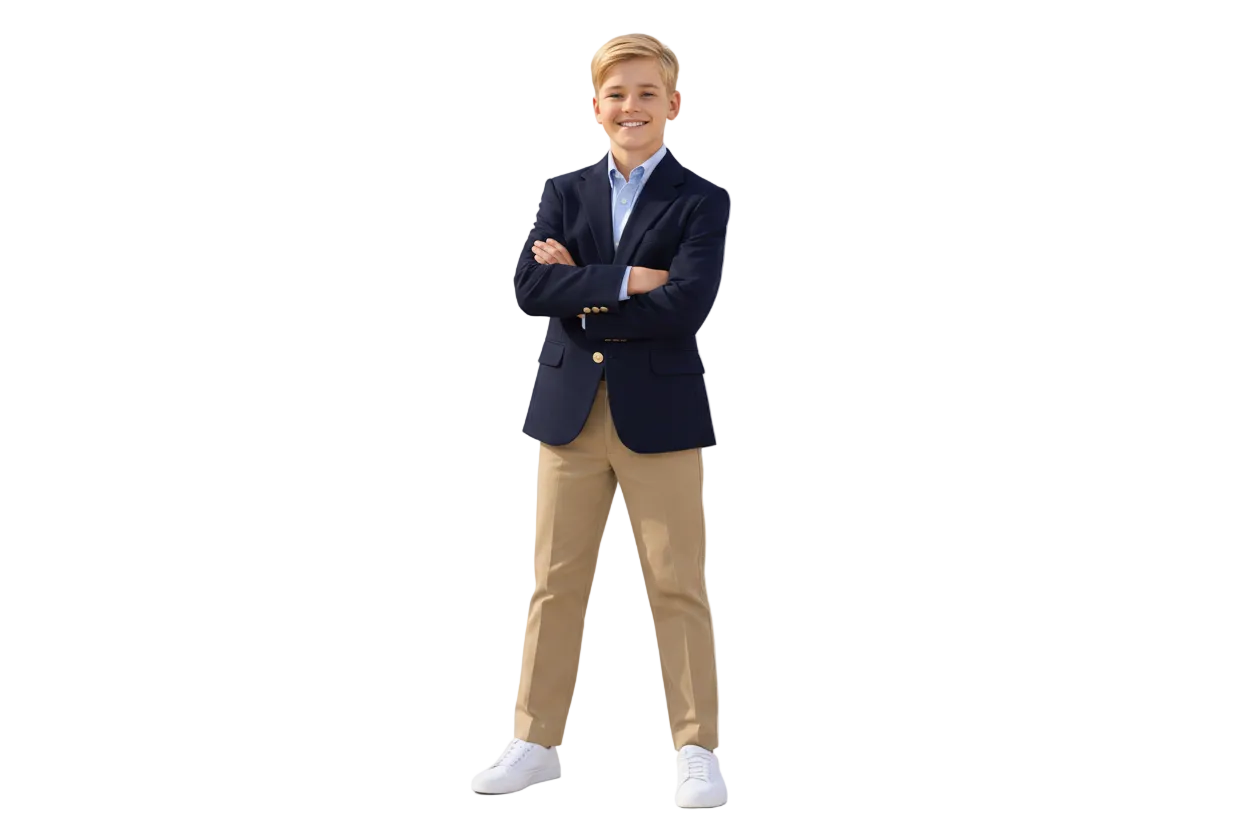 Boy's Blazer and Pants Suit Set