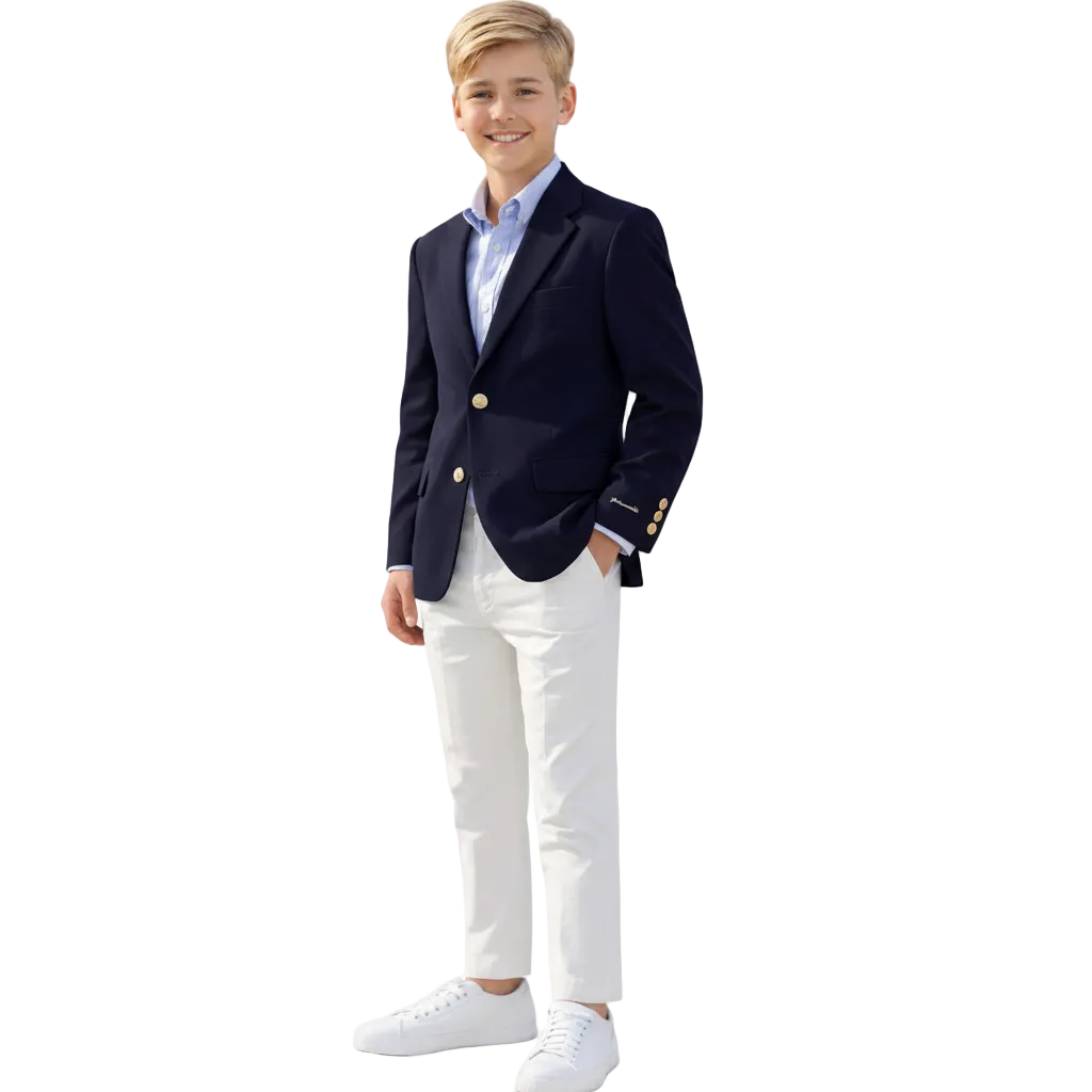 Johnnie Lene Boys Dress Suit Set – Complete 2 Piece Outfit for Weddings & Events