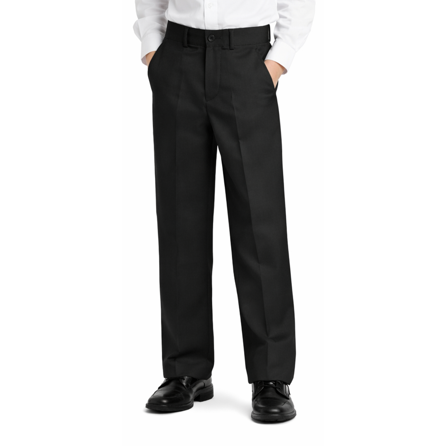 Johnnie Lene boys dress pants in Black