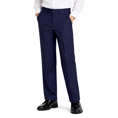 Johnnie Lene boys dress pants in Royal Blue