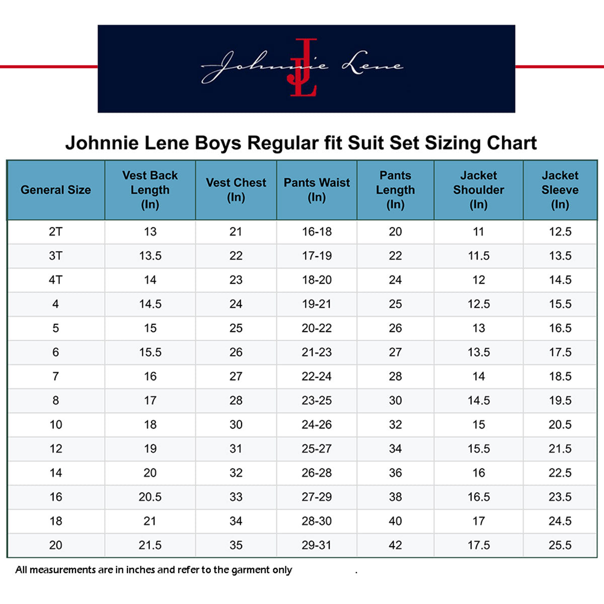 Johnnie Lene Boys 4-Piece Suit Set – Slim Fit Formal Outfit with Vest & Tie