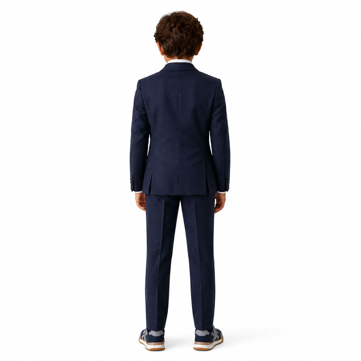 Johnnie Lene Boys Formal Dress Suit Set, Traditional Fit Infant to Teen - Navy