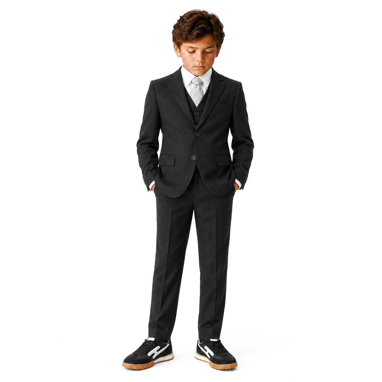 Johnnie Lene Boys Formal Dress Suit Set, Traditional Fit Infant to Teen