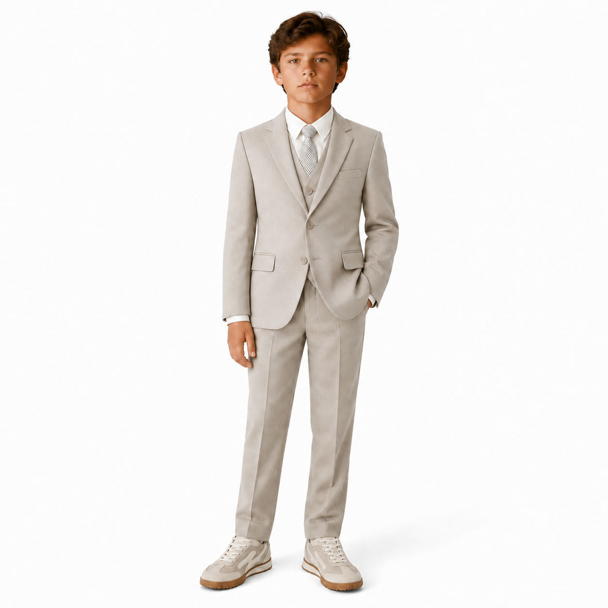 Johnnie Lene Boys Formal Dress Suit Set, Traditional Fit Infant to Teen