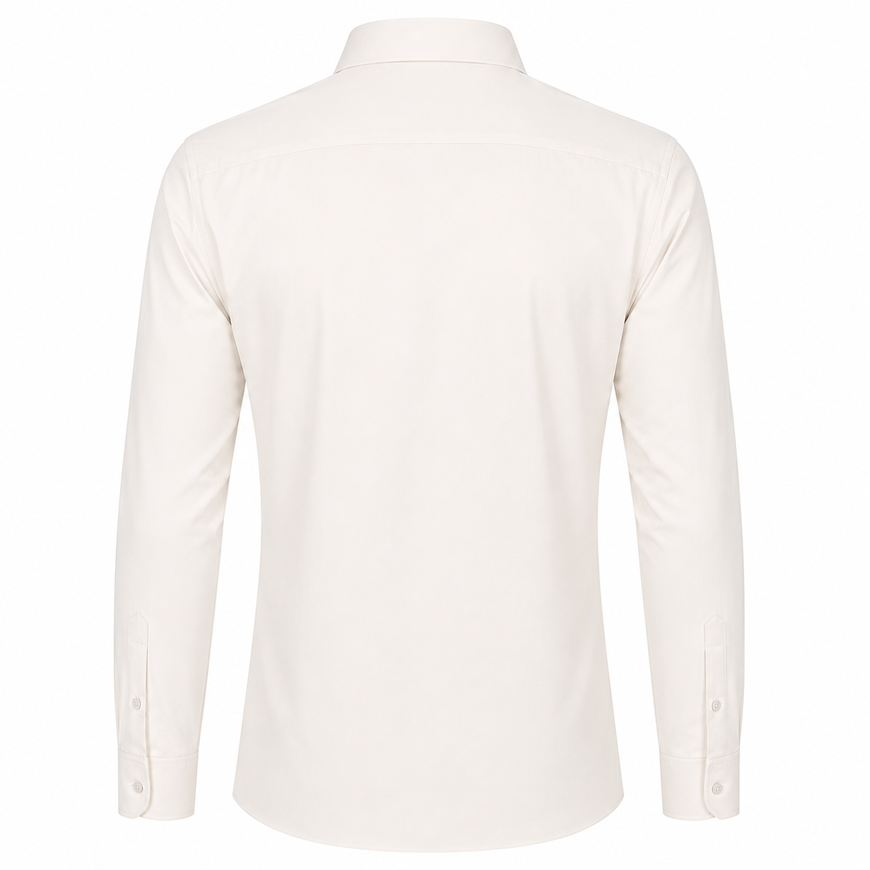Johnnie Lene Boys Slim Fit Long Sleeve Sateen Dress Shirt - Ivory