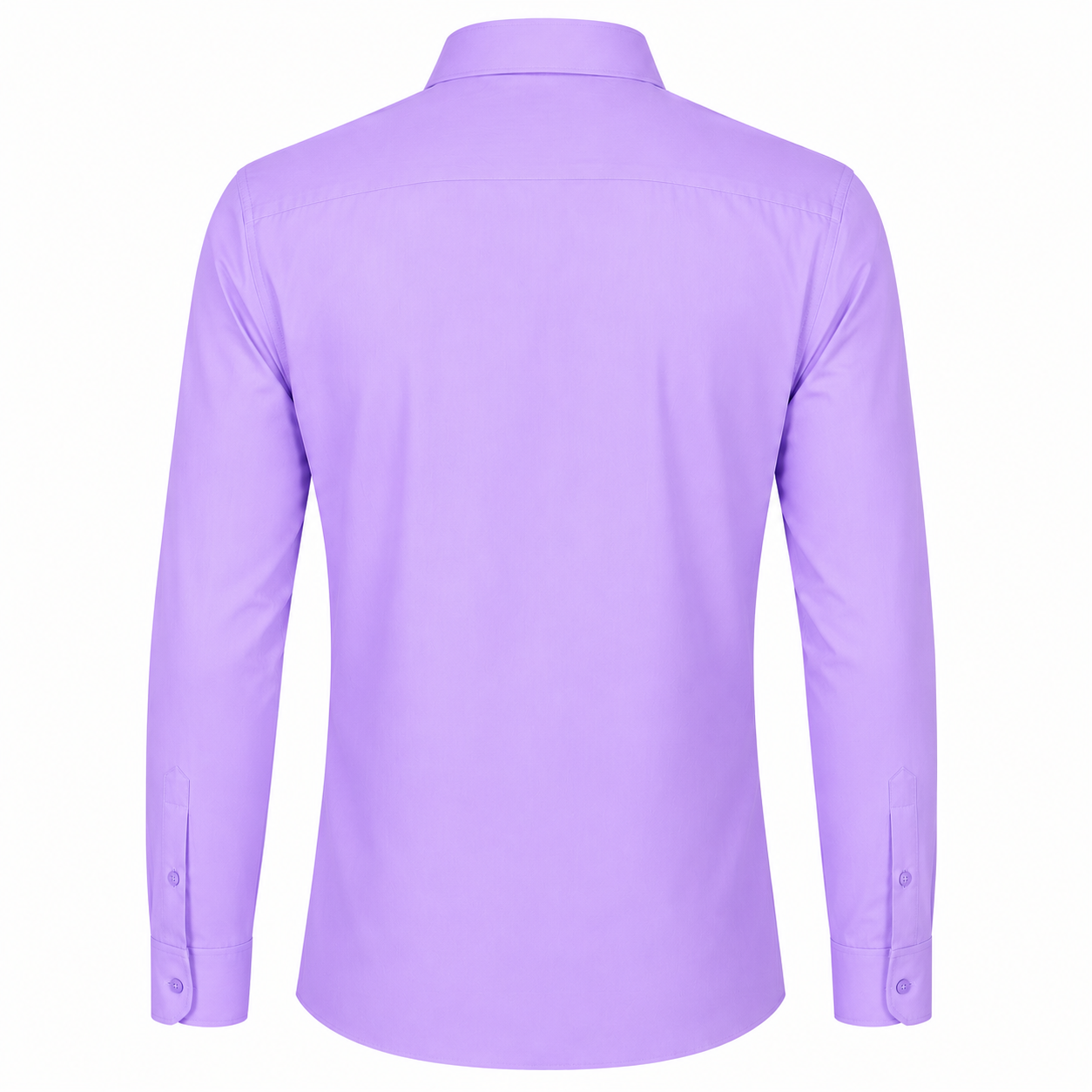 Johnnie Lene Boys Slim Fit Long Sleeve Sateen Dress Shirt - Lilac