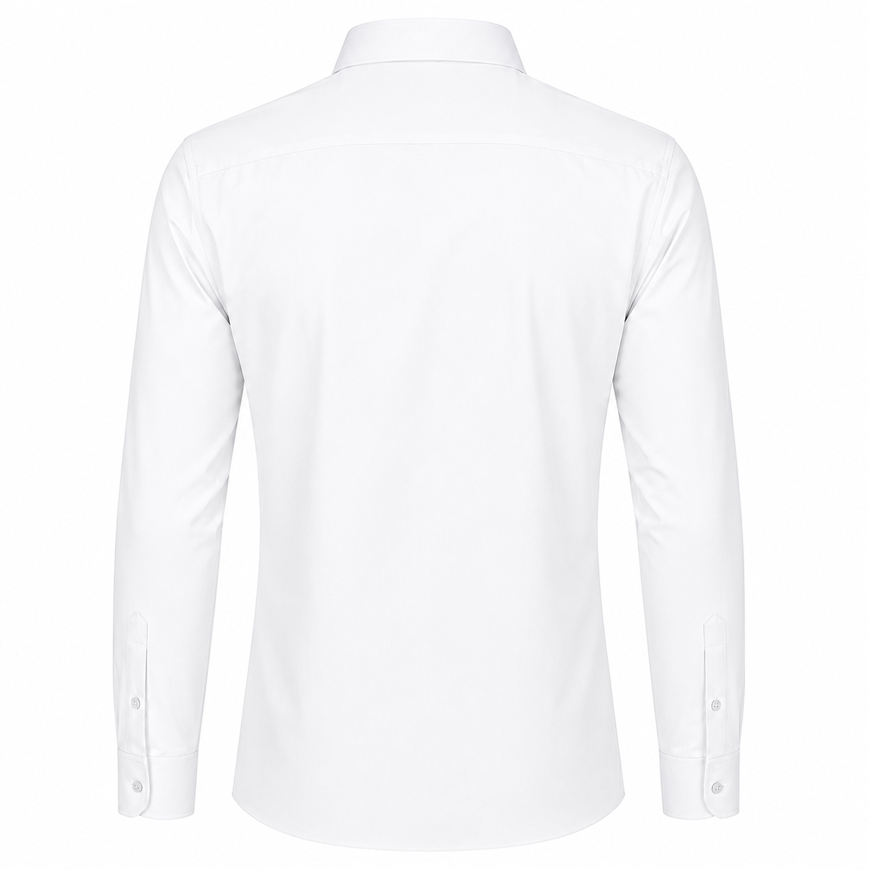 Johnnie Lene Boys Slim Fit Long Sleeve Sateen Dress Shirt - White