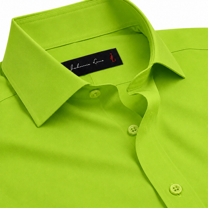 Johnnie Lene Boys Long Sleeve Dress Shirt, Poly-Cotton Button Down Formal Shirt, Baby to Teen Sizes - Image 65