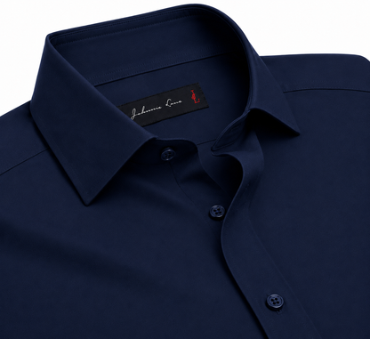 Johnnie Lene Boys Long Sleeve Dress Shirt, Poly-Cotton Button Down Formal Shirt, Baby to Teen Sizes - Image 45