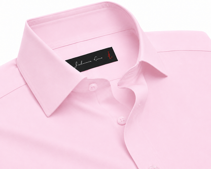 Johnnie Lene Boys Long Sleeve Dress Shirt, Poly-Cotton Button Down Formal Shirt, Baby to Teen Sizes - Image 55